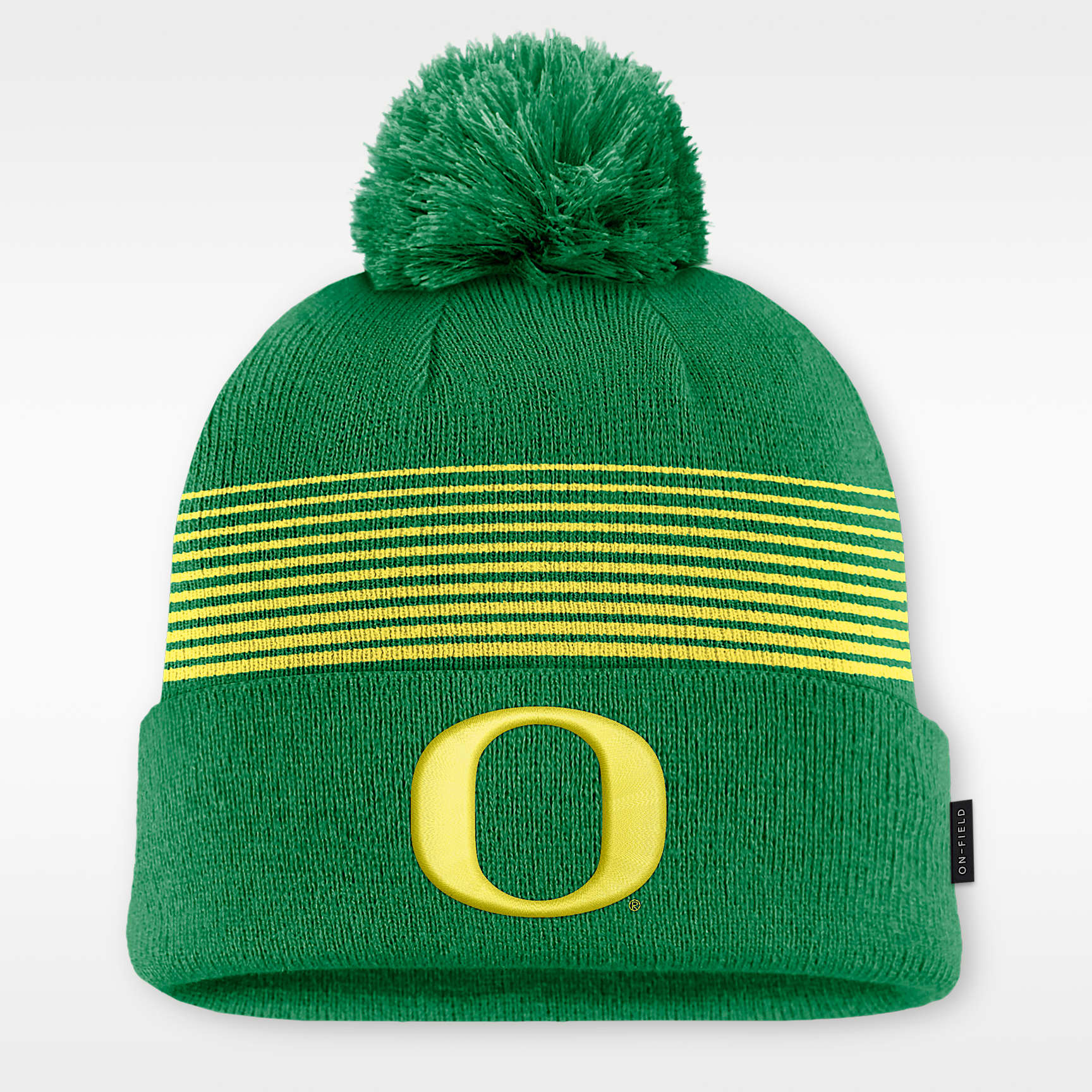 Oregon Sideline Peak Men's Nike College Cuffed Pom Beanie. Nike.com